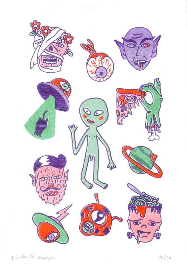 Monsters riso A4